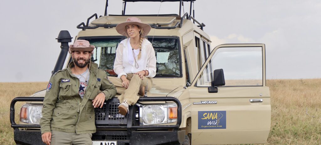 honeymooners-enjoying-in-serengeti-during-tanzania-honeymoon-safari